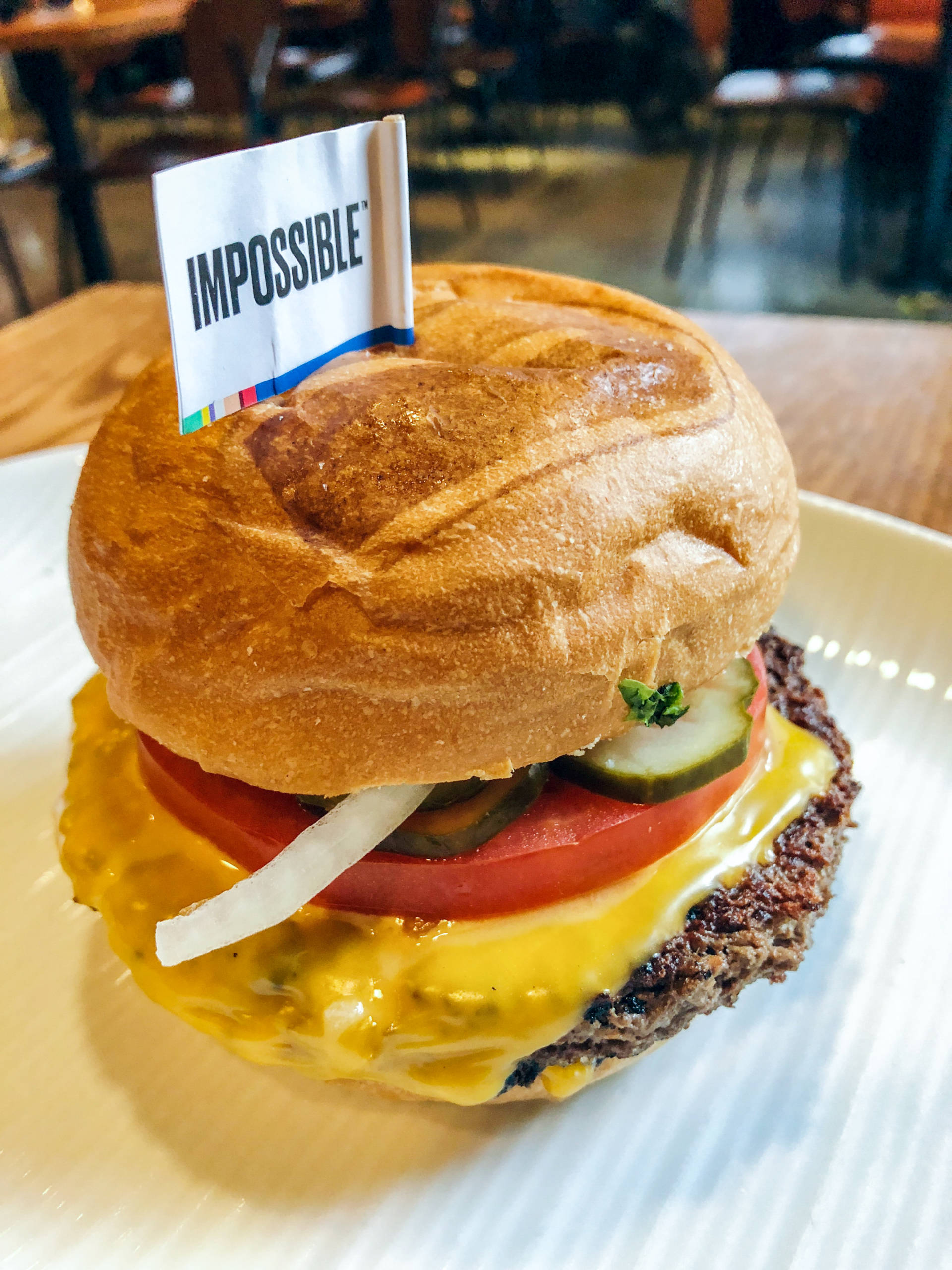 The Impossible Burger can be found at restaurants like Umami Burger