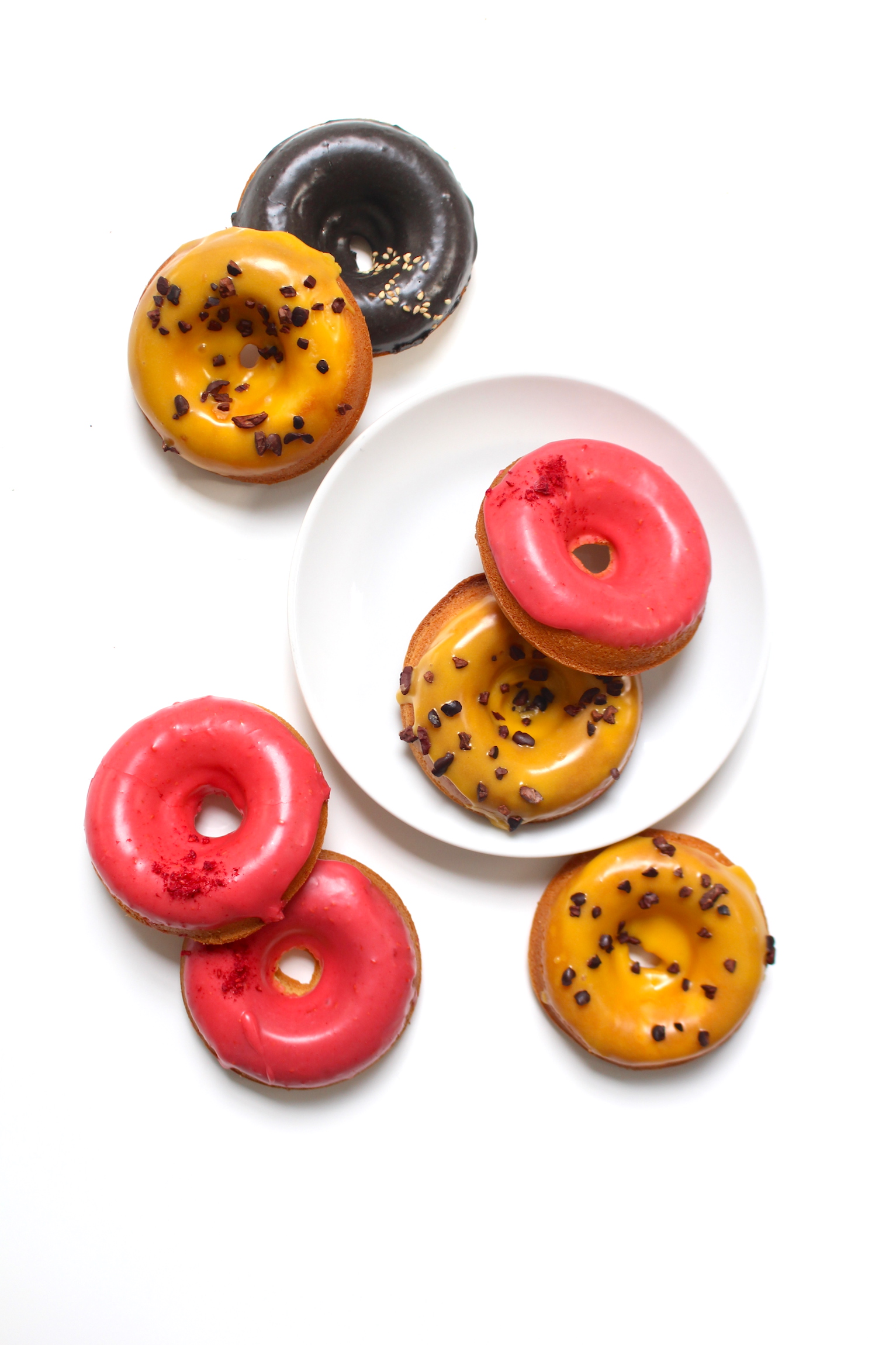 An assortment of mochi donuts
