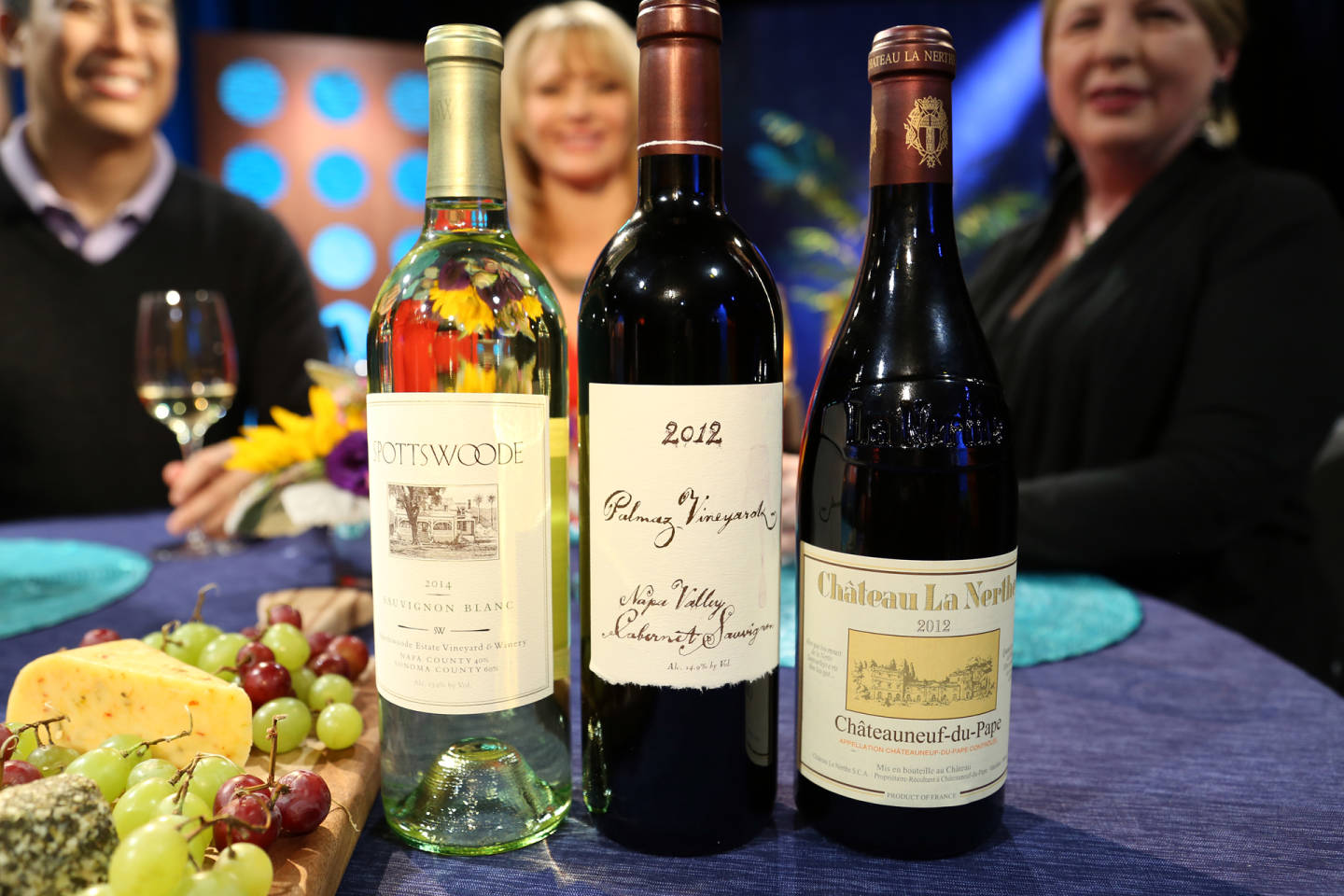 Wines that guests drank on the set of the premiere episode of Check, Please! Bay Area season 11 included a Spottswoode Sauvignon Blanc.