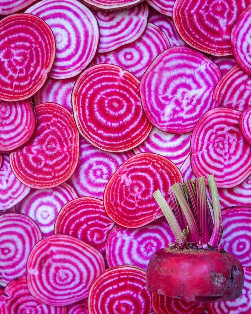 Slices of beets