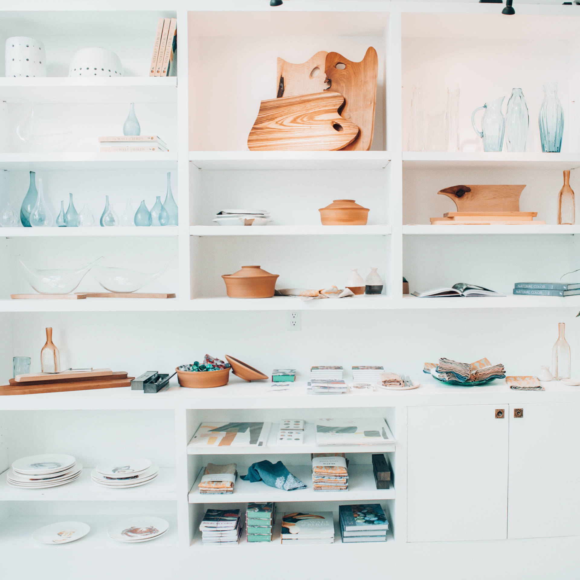 At Palette, there is a connected shop where you can buy different commissioned Bay Area pieces.