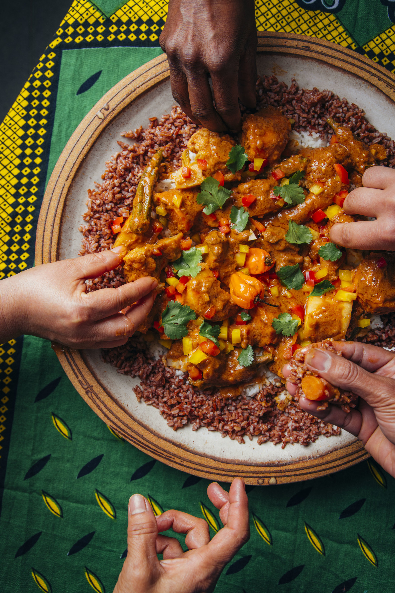 Mafé is a peanut stew that Nafy Flatley started cooking when she was 8 in Senegal. She is the owner of Teranga, a beverage company she founded with help from La Cocina.