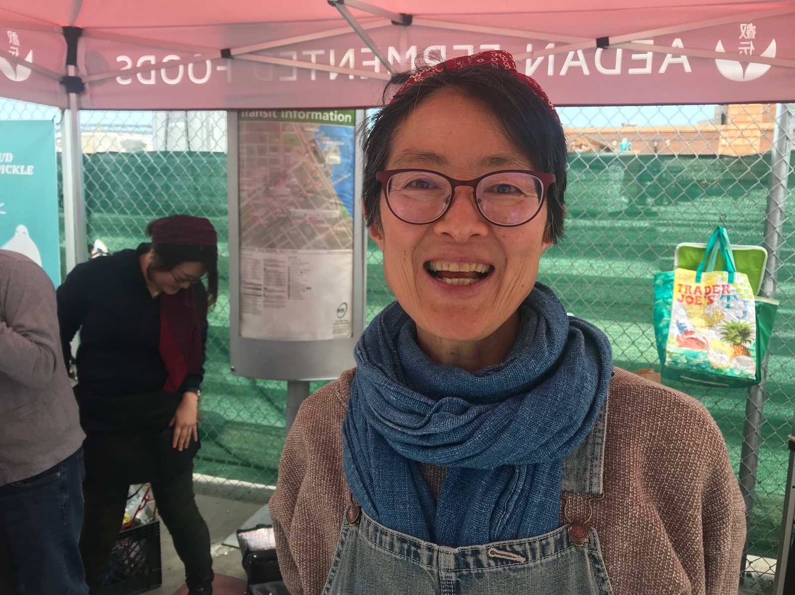 Mariko Grady had a 30-year career as a singer and dancer in Japan, and founded a theatrical dance company there. Now she sells her homemade miso at the Ferry Plaza Farmer's Market.