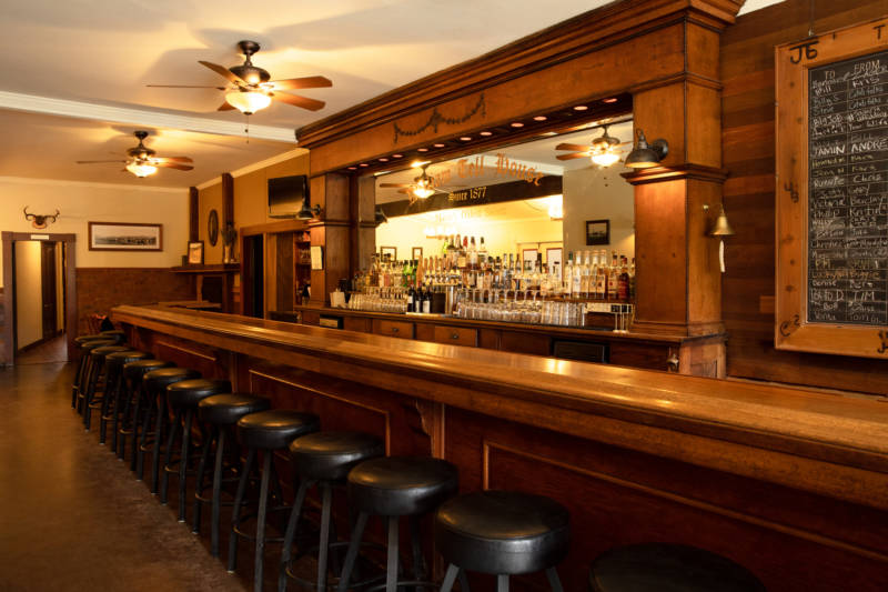 The 100 year-old bar at William Tell House