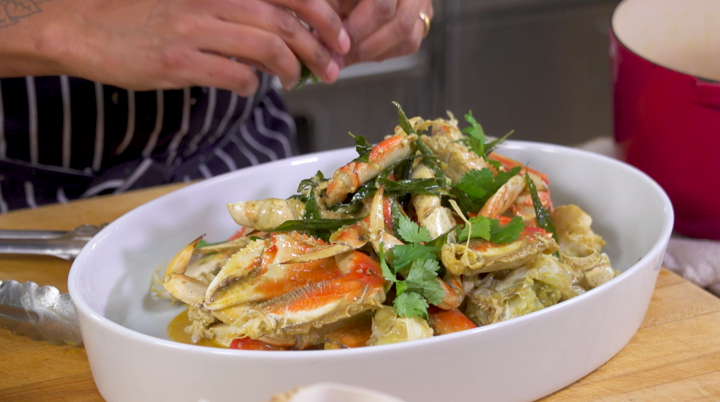 Chef Preeti Mistry's Ginger Chile Dungeness Crab.