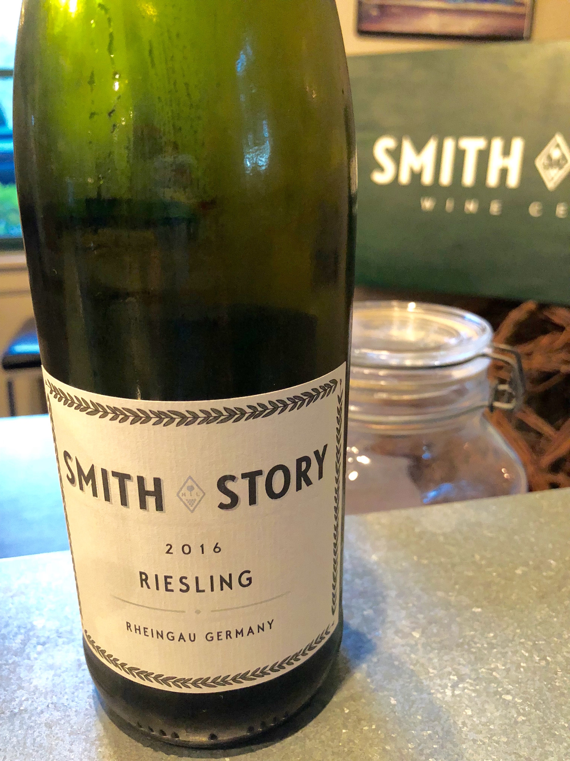 Smith Story’s Riesling that literally comes from the Rheingau region in Germany