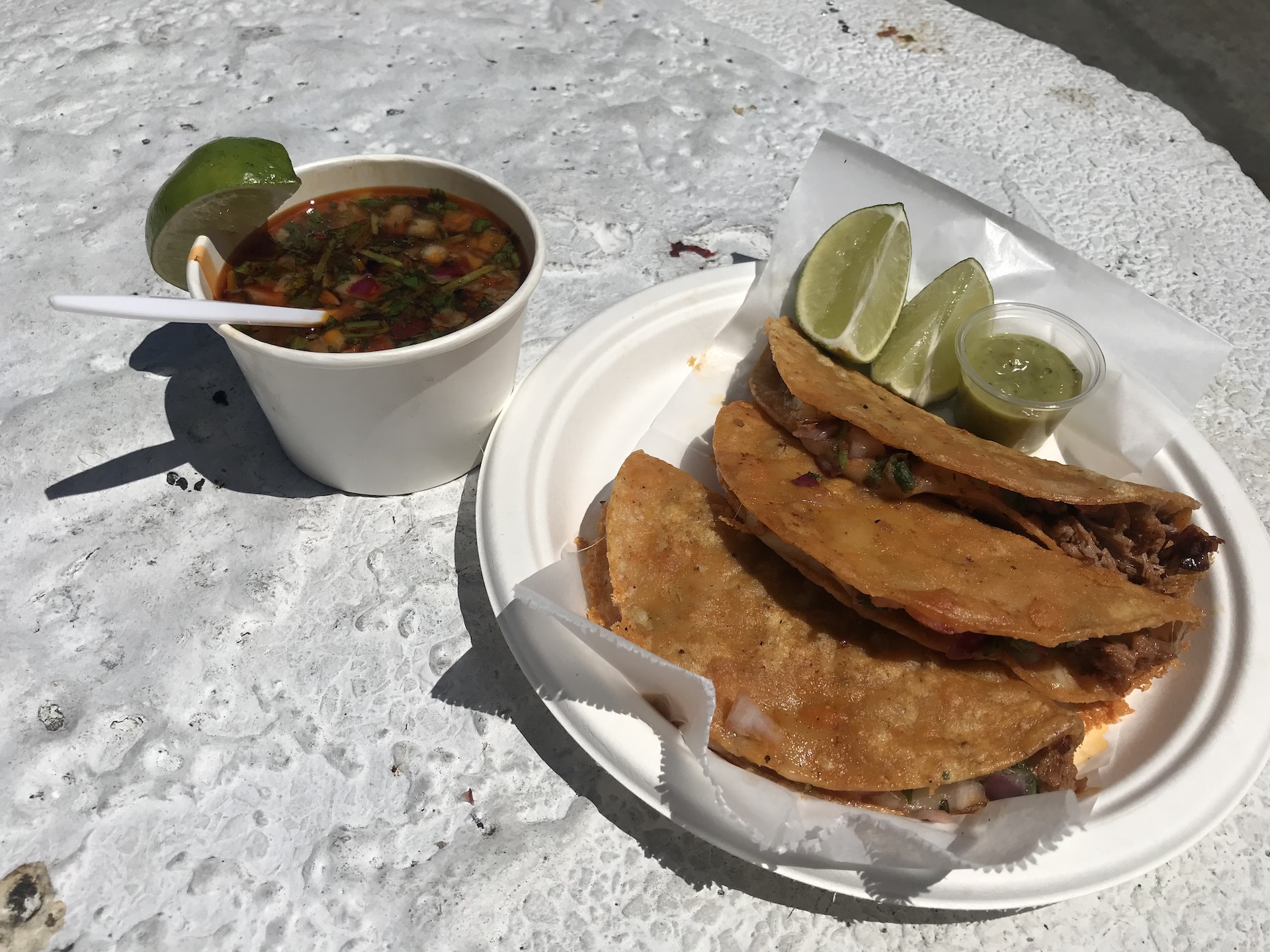 La Santa Torta specializes in Jalisco style birria and consome.