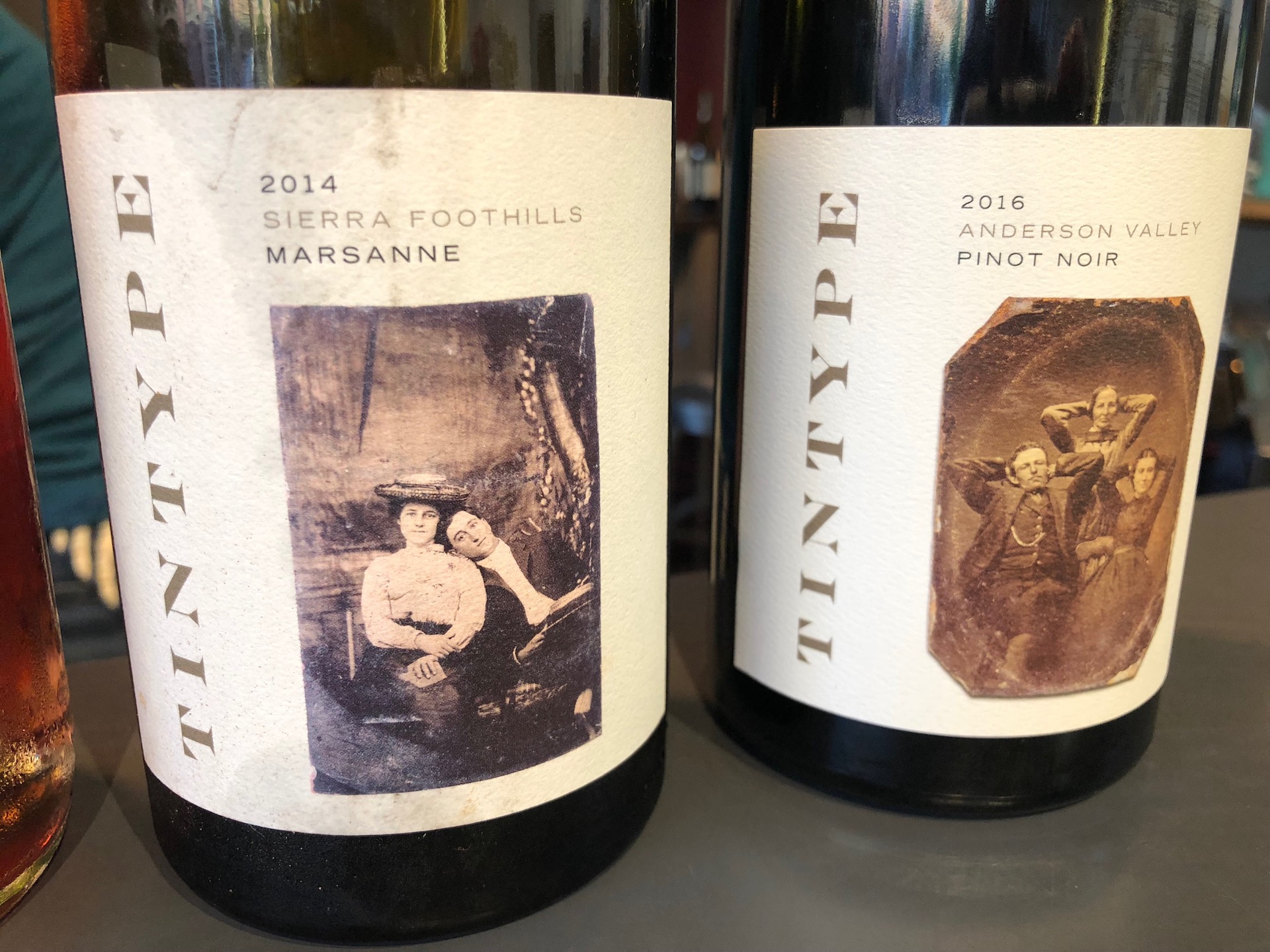 Tintype’s labels show how the wines are focused on different regions of California wine — and old photography