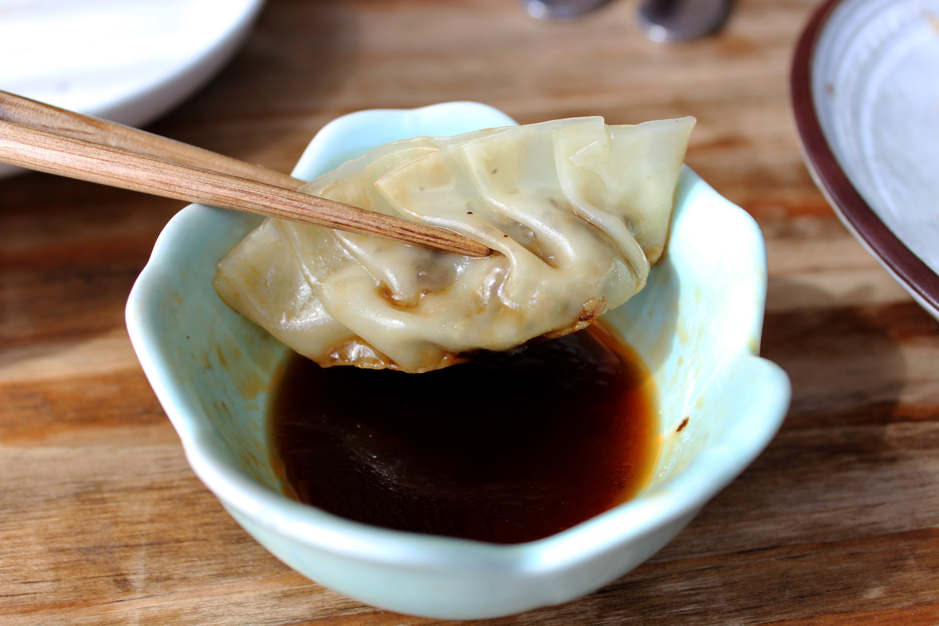 Bon, Nene's original potstickers are filled with pork, sprouts, cabbage, ginger and garlic.