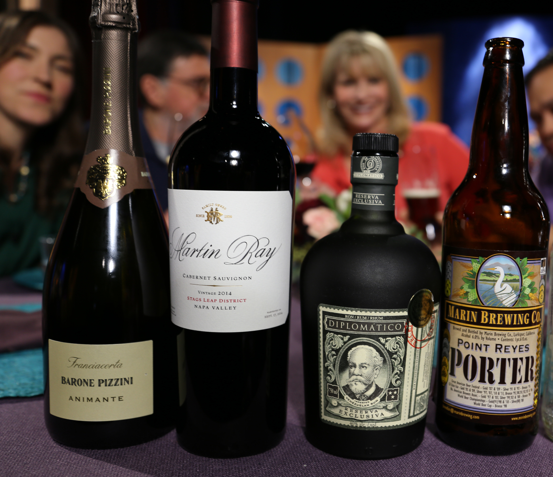 Wine, beer and spirits that guests drank on the set of season 12 episode 4.