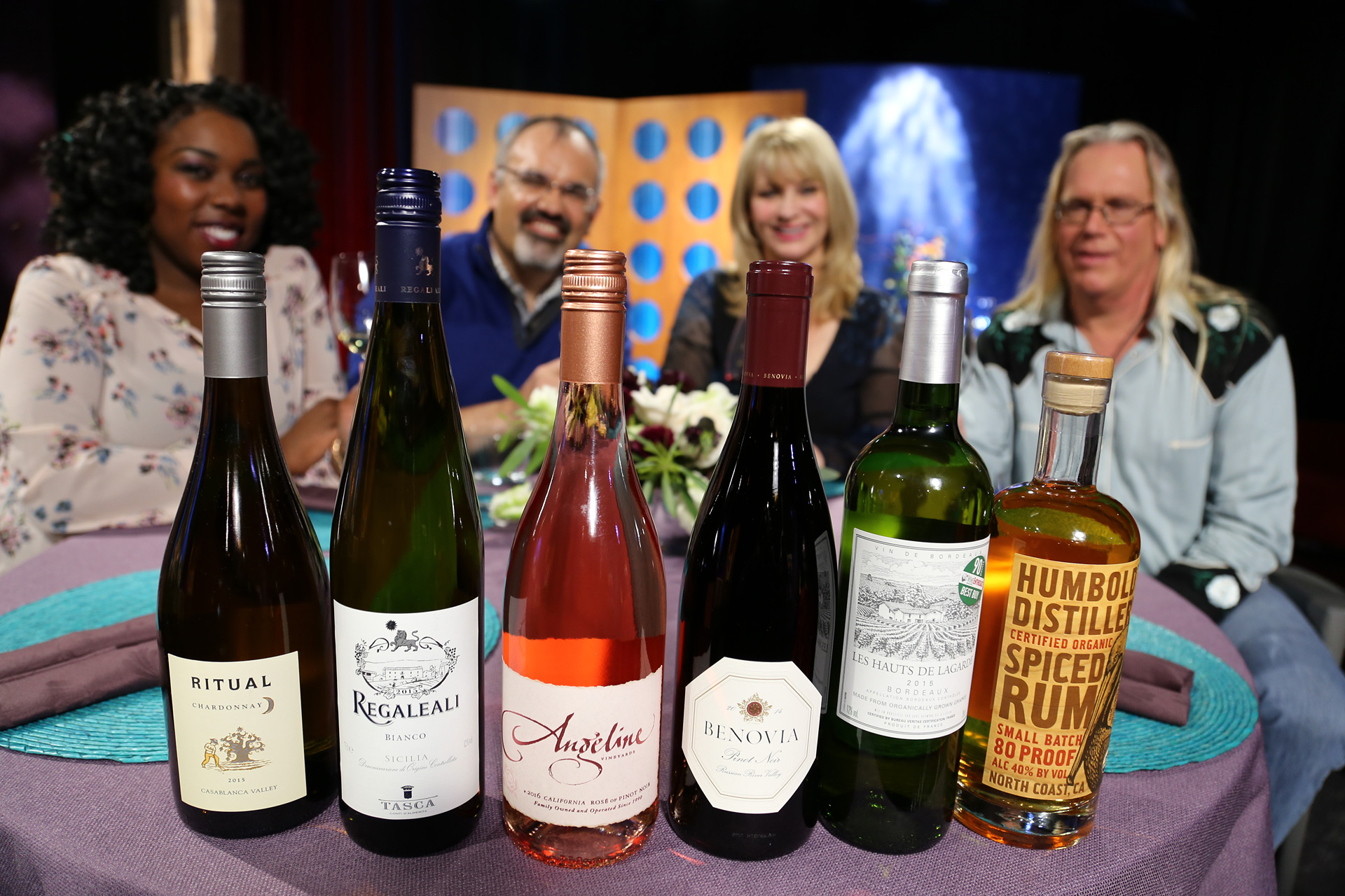 Wine and spirits that guests drank on the set of season 12 episode 7.