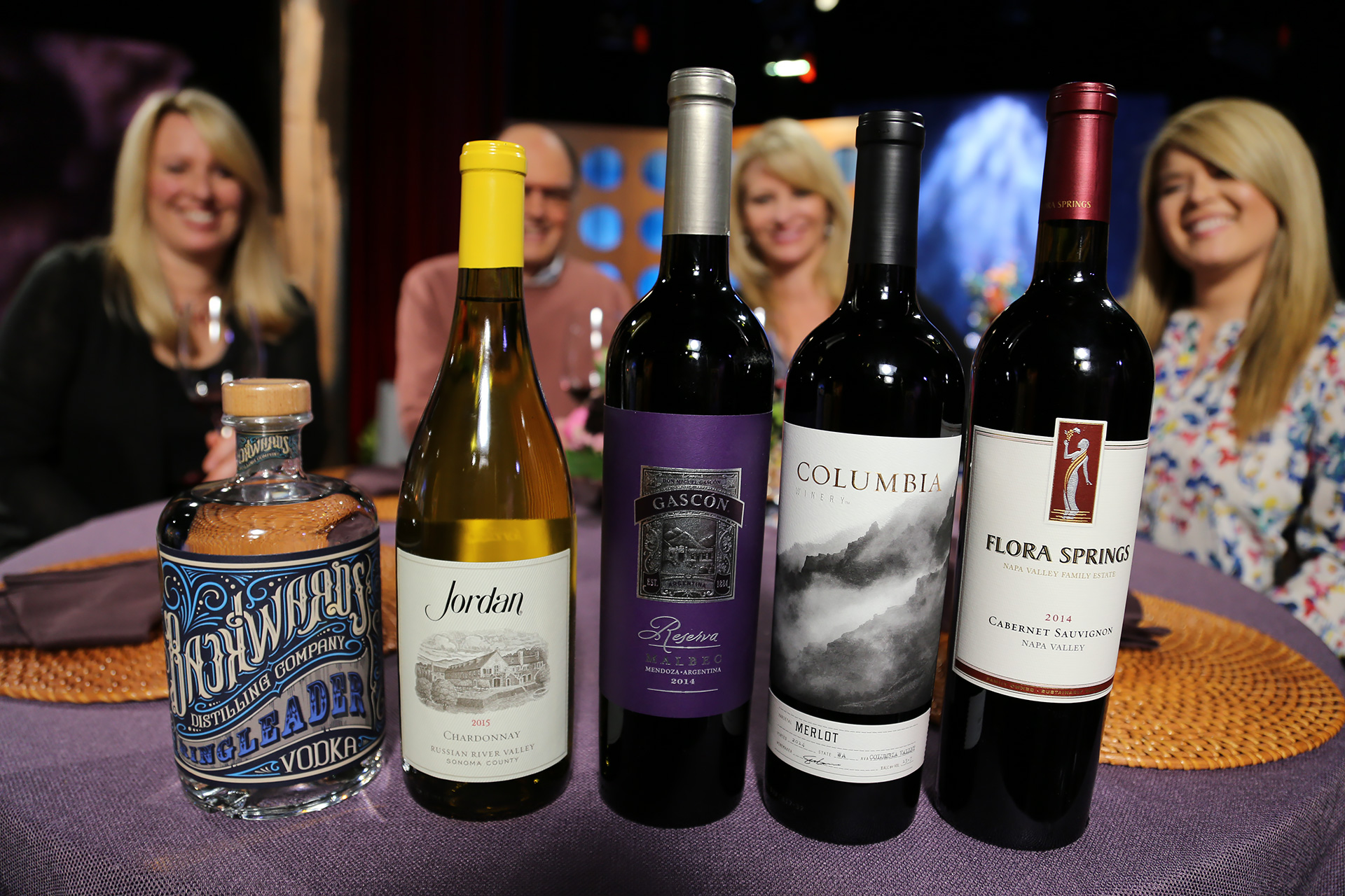 Wine and spirits that guests drank on the set of season 12 episode 17.