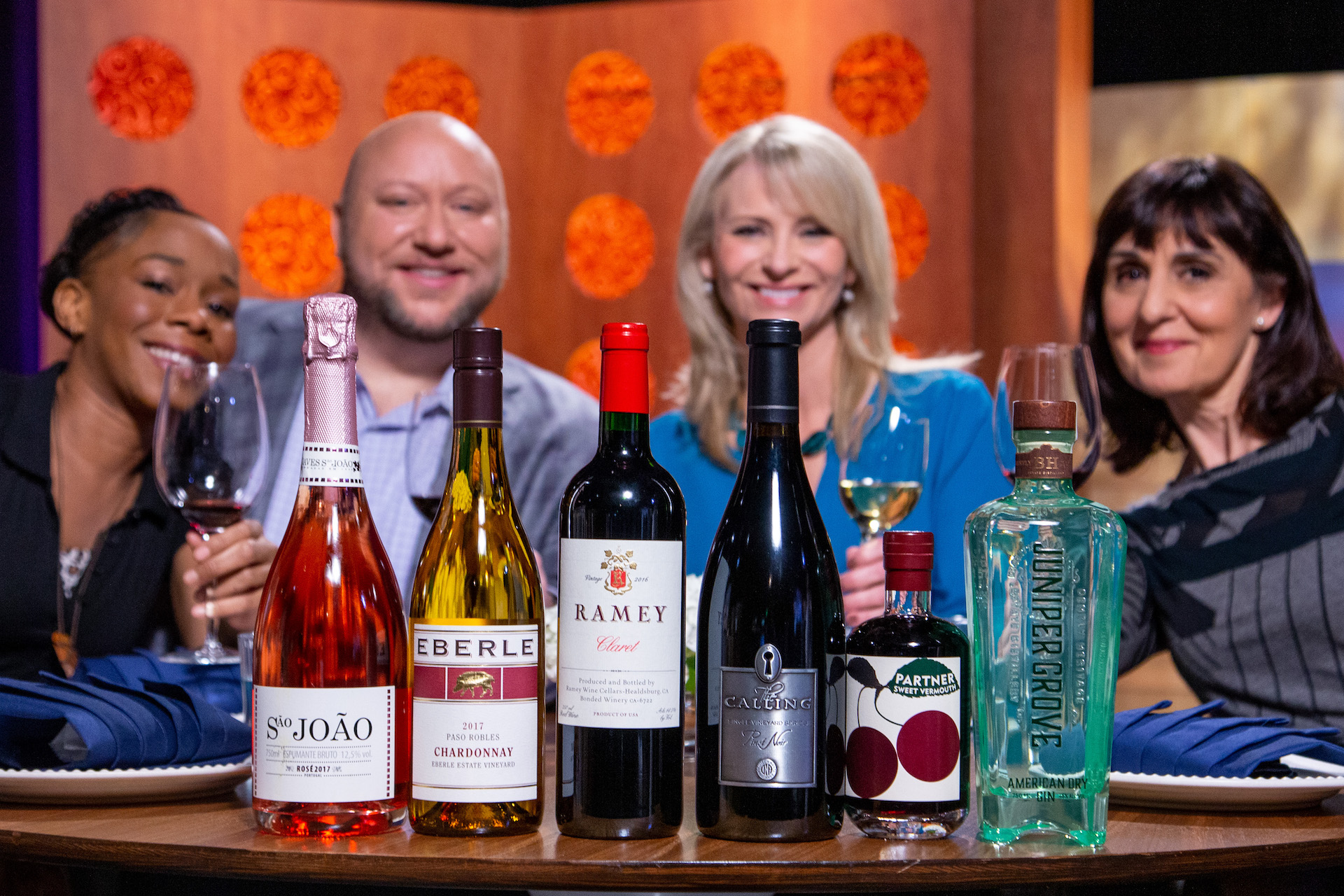 Wine and spirits that guests drank on the set of season 14 episode 12.
