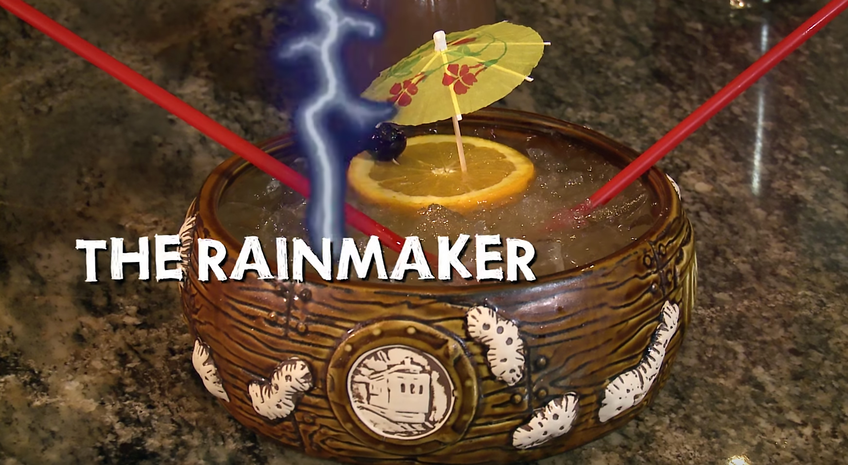 The Rainmaker cocktail at the Tonga Room