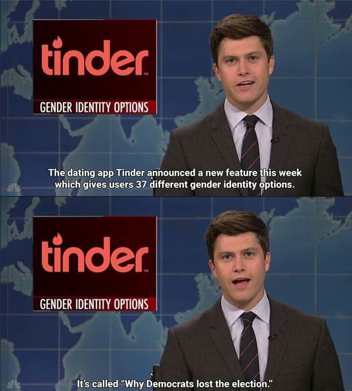 Colin Jost of 'Saturday Night Live' was criticized for this joke about gender identities after the election.