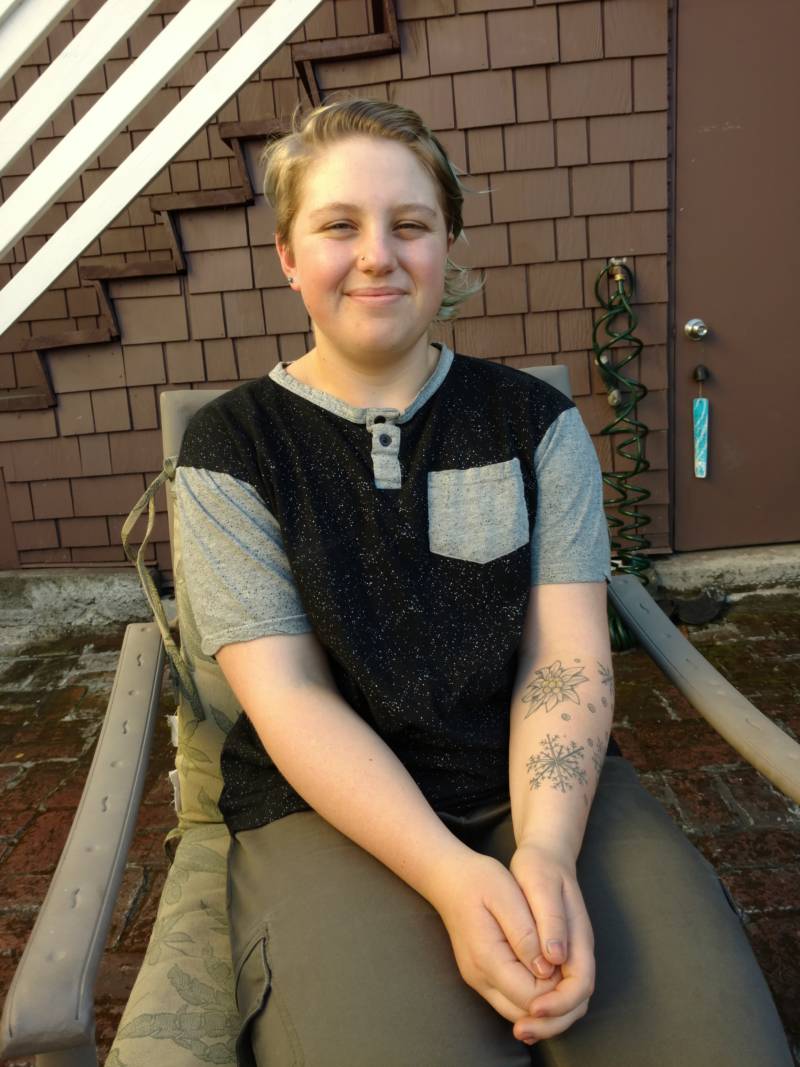Davi Mühlinghaus-Anderson, 20, identifies as gender neutral. 