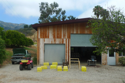 The Good Land processing shed. (Lisa Morehouse/KQED)