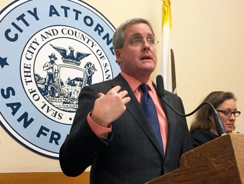 San Francisco City Attorney Dennis Herrera says not only is President Trump's executive order to strip funding from sanctuary cities illegal, but that it also undermines local communities by 'sowing distrust of law enforcement.'