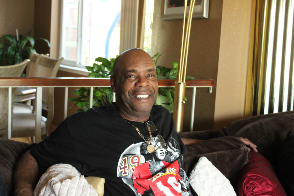 John Young sits in his Vallejo home, where he's lived for 17 years now. He was born and raised in Marin City.