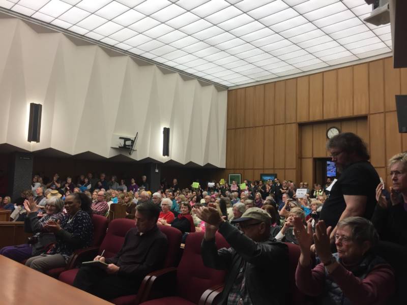Residents crammed into the Contra Costa county building on Saturday to voice their concerns about the future of the Affordable Care Act, Medicare and Medi-Cal. 