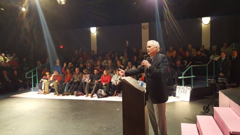 Rep. Tom McClintock (R-Calif.) speaks at a town hall meeting in Roseville, CA on Saturday February 4, 2016.