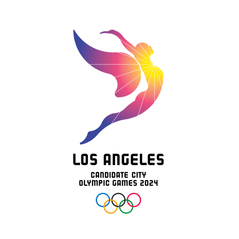 The LA 2024 official logo.
