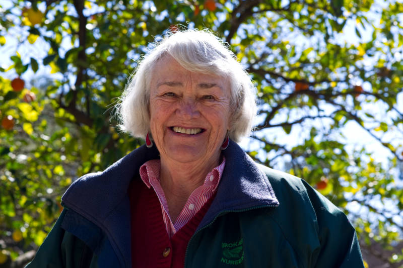 Ellen Brokaw owns Brokaw Ranch Company, which produces avocados, oranges, lemons, and other fruits in Ventura County. “There's no way that we can take care of and pick our crops without immigrant labor,” she says.