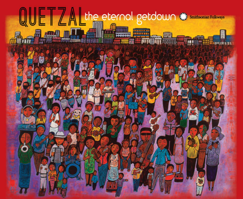 Album art for Quetzal's newest album, "The Eternal Getdown."