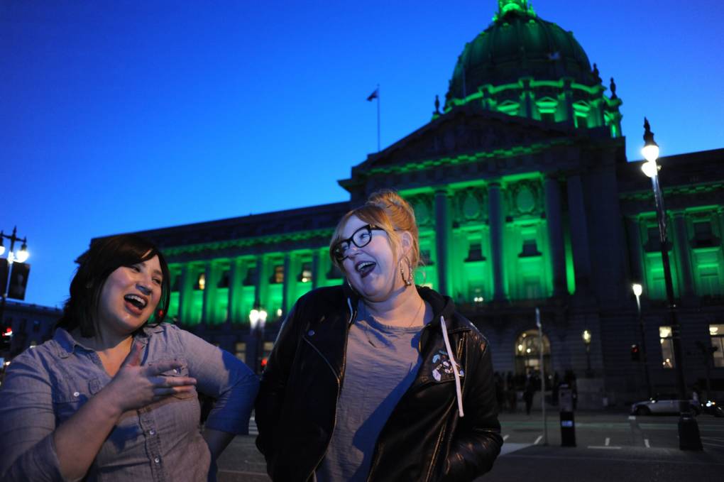Katie Emigh is eager for one particular San Francisco sports team to be honored by the City Hall light scheme. 