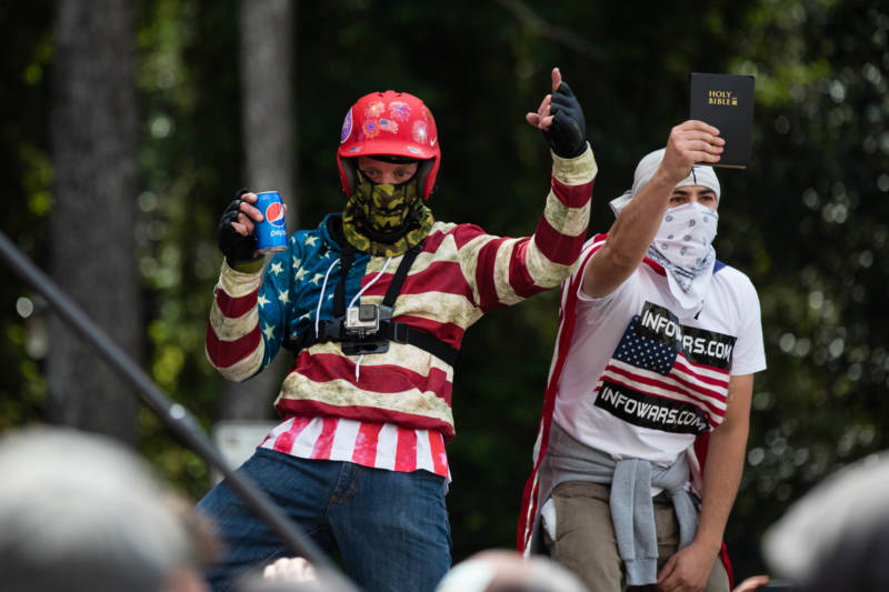 During the clashes between conservative demonstrators and anti-Trump counter-protesters, people on both sides threw cans of Pepsi. It was an ironic reference to a commercial that featured the soft drink dissipating tensions at a protest and was withdrawn after it was called insensitive. On April 15, 2017 Berkeley police arrested at least 21 people after counter-protesters clashed with demonstrators.