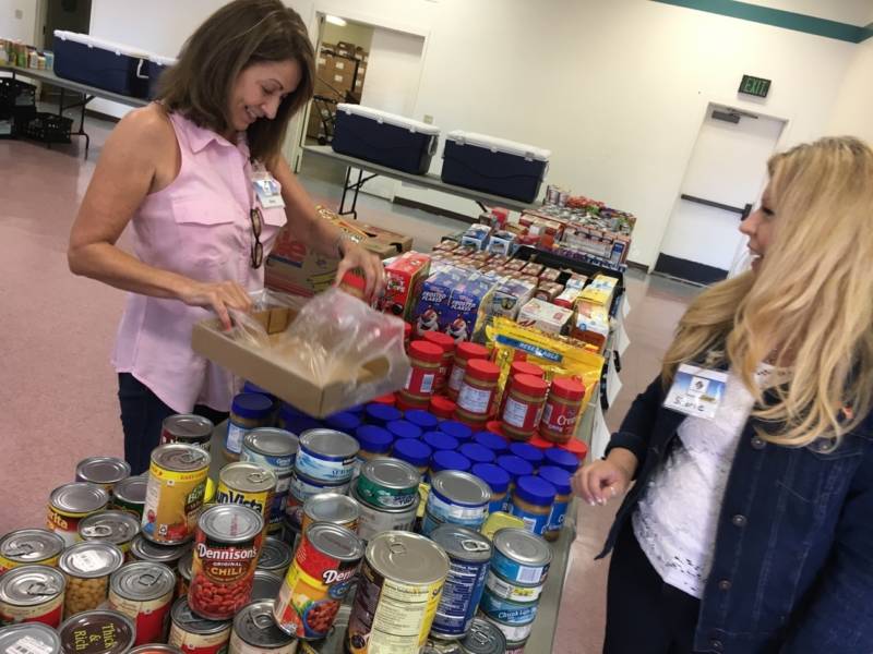 Hundreds of pantries on or near most bases or installations, like this one at Camp Pendleton, are designed specifically for active-duty military families.