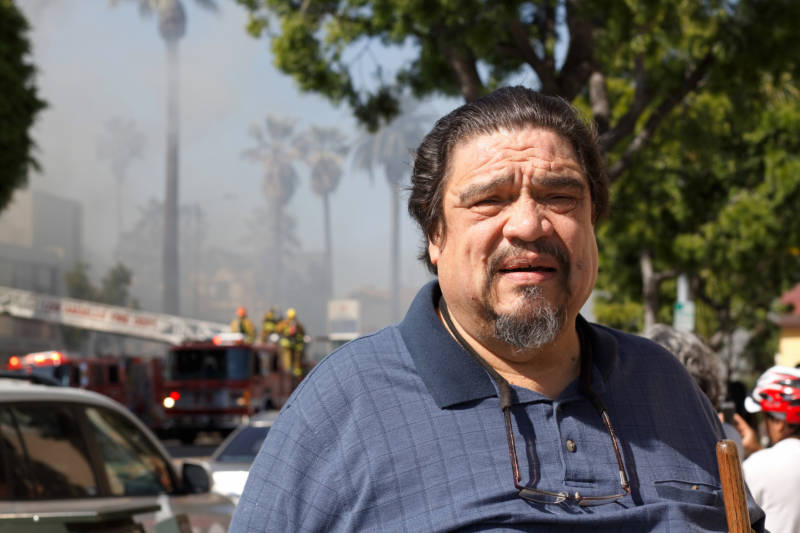 Former City Councilman Mike Hernandez visits the Pico-Union neighborhood of Los Angeles 25 years after the riots.
