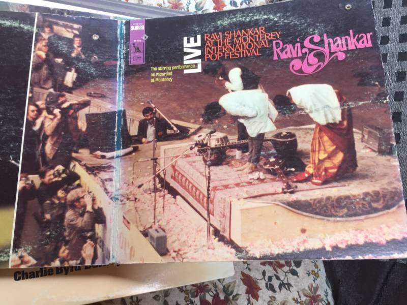 Penny Vierrege on the back fold-out of Ravi Shankar's album: "Ravi Shankar at the Monterey Pop International Festival, Live."