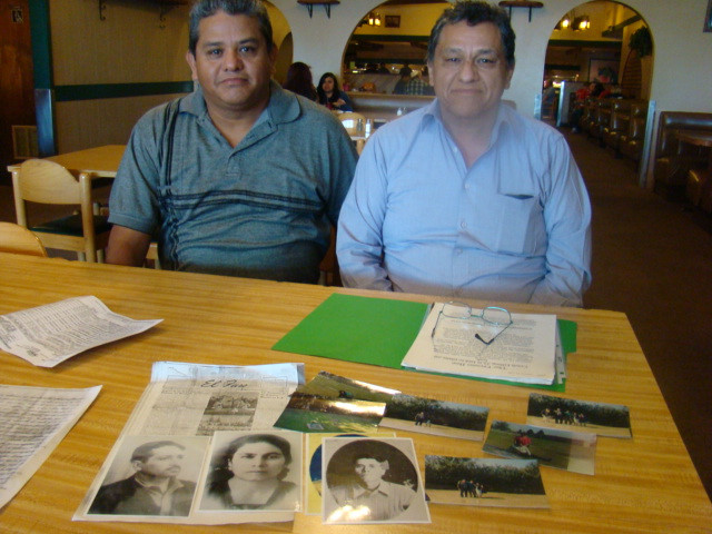 Guillermo and Jaime Ramirez, brothers who are related to two of the passengers who died in the 1948 plane crash.