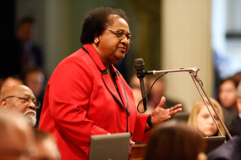 Democratic Assemblywoman Shirley Weber of San Diego is one of the most powerful members of the Assembly Education Committee. She has been fighting for greater fiscal transparency since California adopted a new school funding system four years ago.