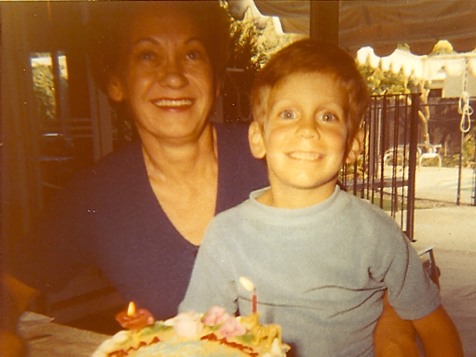 Bruce Lisker and his mother Dorka around 1970.