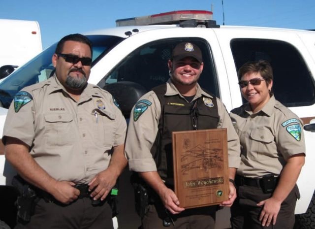 Bureau of Land Management Ranger John Woychowski was named El Centro Field Office 'Ranger of the Year' in 2011.