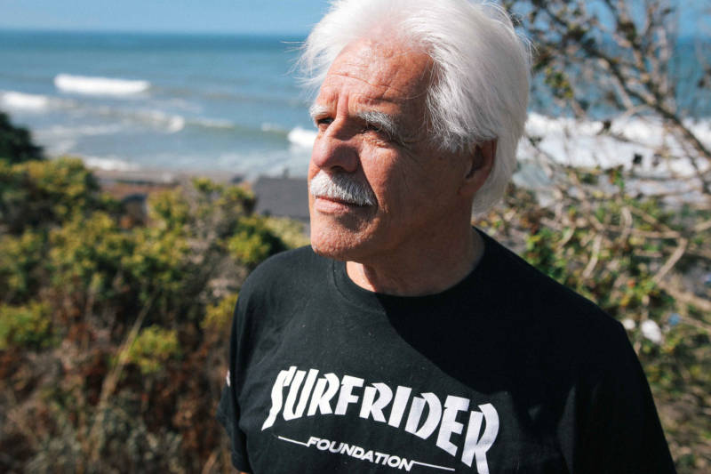 'I've been surfing at this beach since the Eisenhower administration,' said Rob 'Birdlegs' Caughlan, the first president of the Surfrider Foundation, the plaintiff in the protracted legal fight over access to Martins Beach.