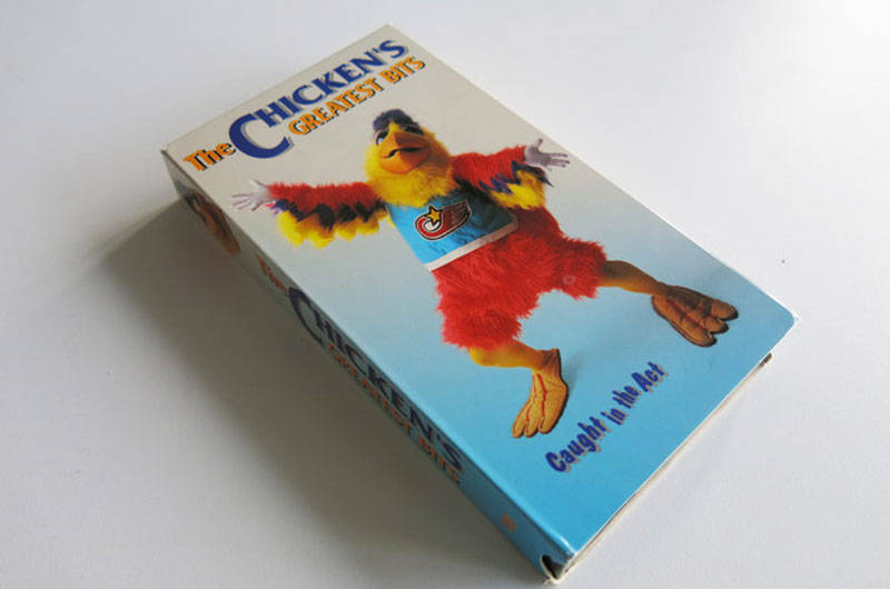 The Chicken's Greatest Bits, featuring sports mascot the San Diego Chicken, was produced by Bannon Film Industries in 1993.