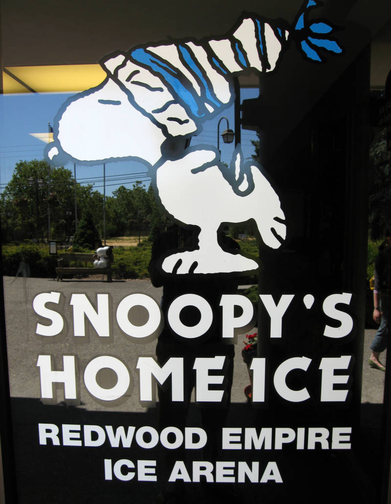 The Redwood Empire Ice Arena in Santa Rosa, better-known as Snoopy's Home Ice.