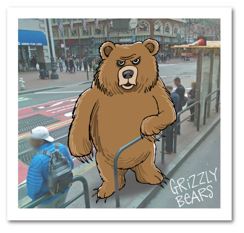 Grizzly Bear by Mark Fiore