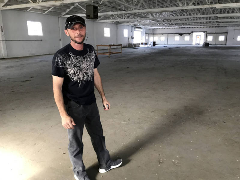 Lynwood Urban Gardens owner Arthur Shvartsman stands in the warehouse where he plans to grow 240 pounds of marijuana per month.