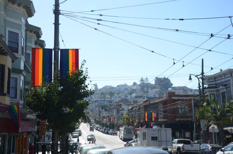 San Francisco's Castro District on Oct. 27, 2017. Many of the neighborhood's gay residents have been priced out in recent years.