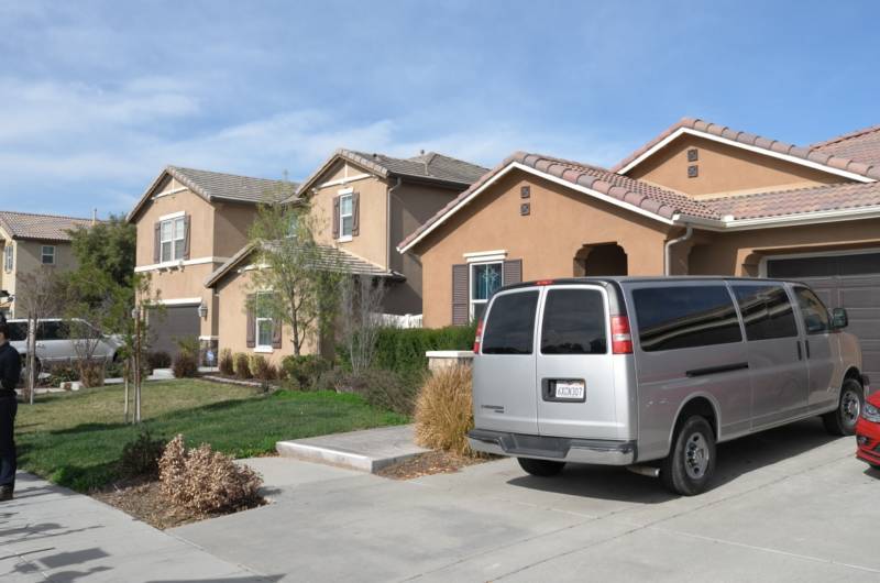 The home of David and Louise Turpin where they allegedly kept their 13 children captive on an otherwise ordinary-looking suburban street in Perris, a bedroom community of 76,000 in Riverside County, 70 miles east of Los Angeles.