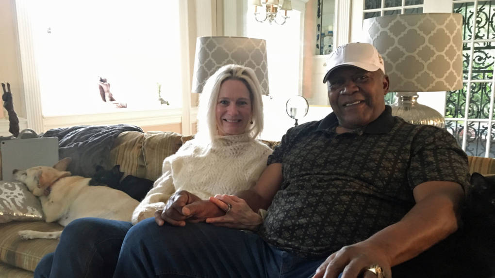 Marvin and Joanne Clark Kendricks in their home in Fresno.