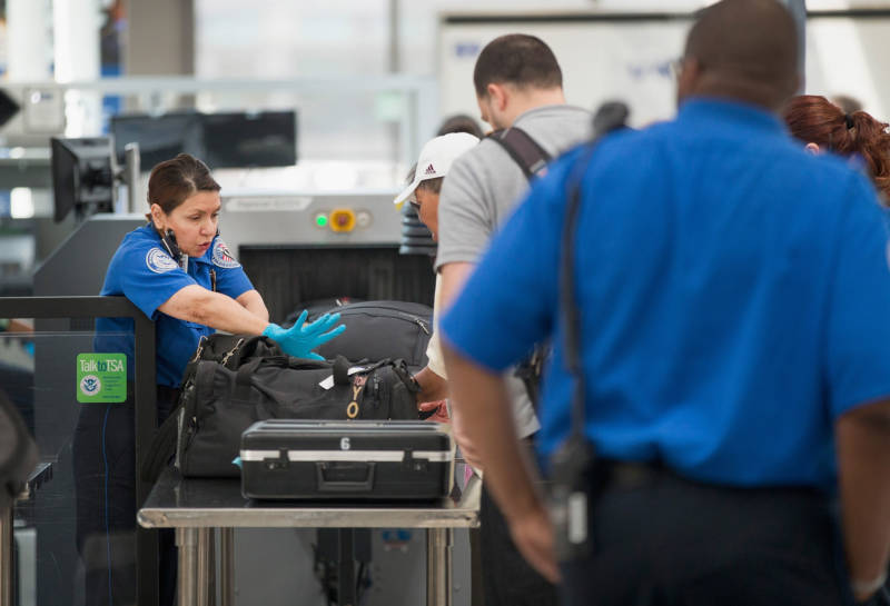Airport security checks by the Transportation Security Administration aren't going anywhere -- but TSA workers might feel the pinch if their paychecks are delayed.