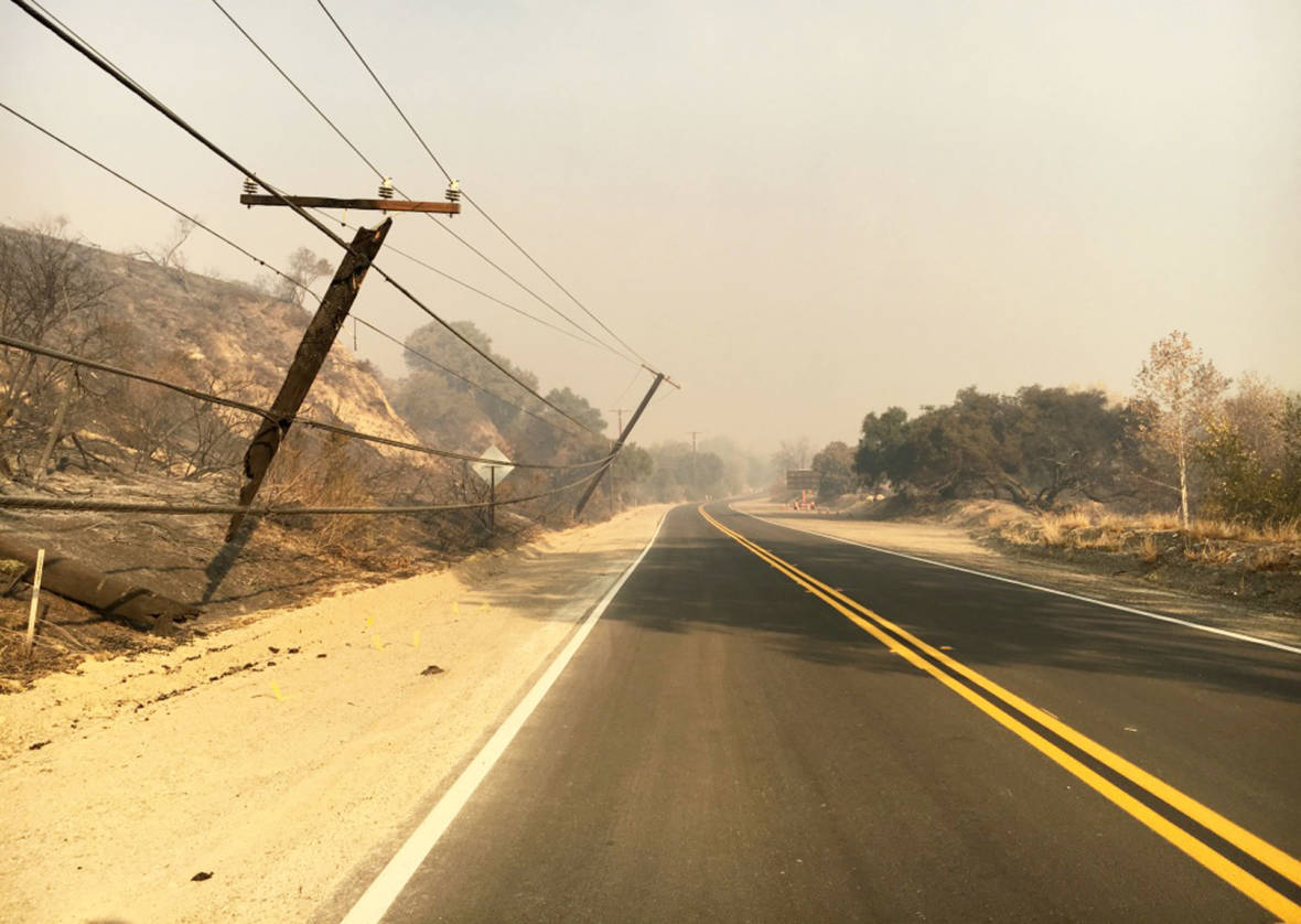 After the Thomas Fire, a Fight Over the Repair of Power Lines