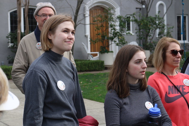 Seventeen-year-old Riley Burke (Left) is an aspiring writer and filmmaker and draws inspiration from director Greta Gerwig.