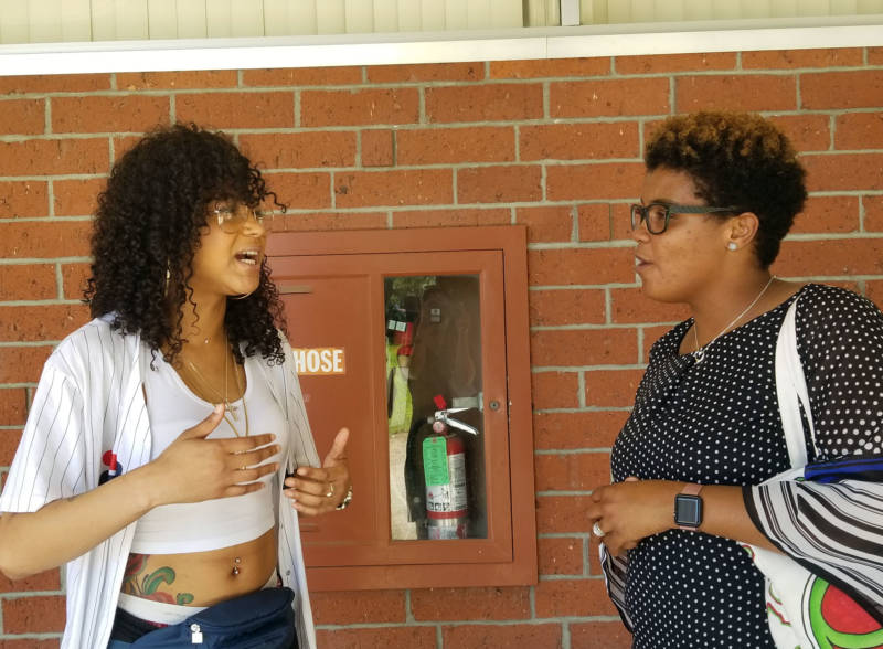 American River College students Grace Swint and Shamona Thompson Ross talk about mental health.
