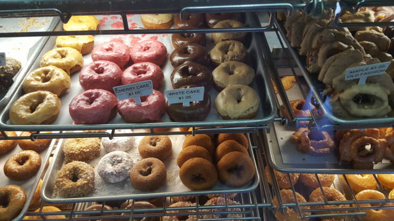 Donuts at Mr. T's Delicate Donut Shop in Modesto.
